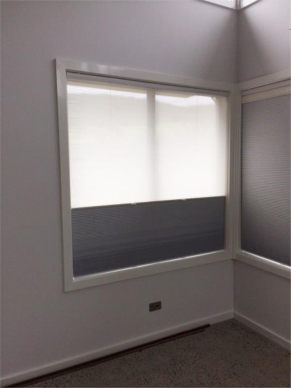 Portrait day night honeycomb showing sheer and blockout