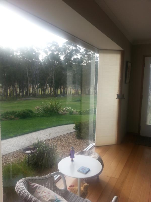 Budget single cell light filter in Alabaster in Bay window Mountain River Tasmania
