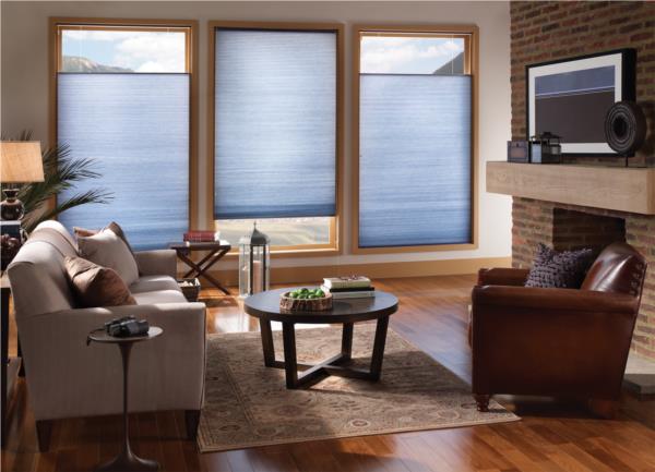 Double cell light fiter honeycomb blinds
