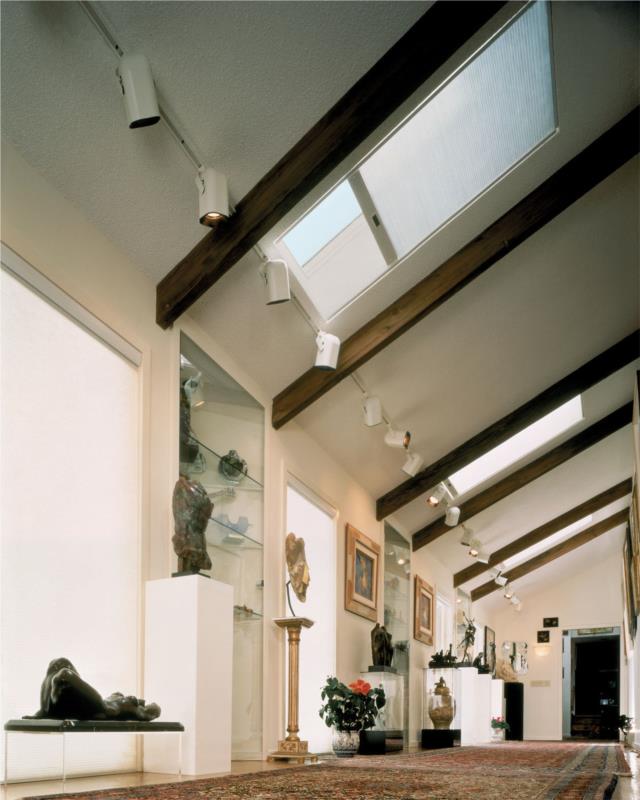 Arena skylight honeycomb blinds