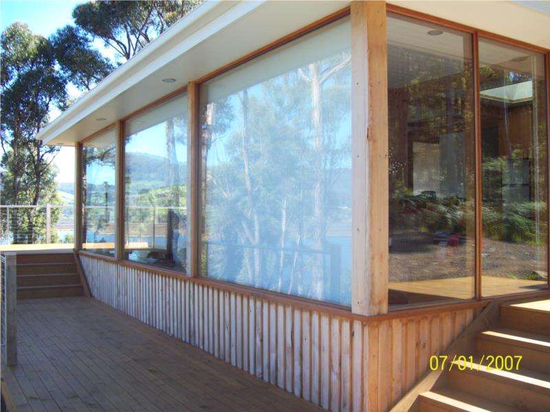 External view of 10mm Single cell honeycomb blinds