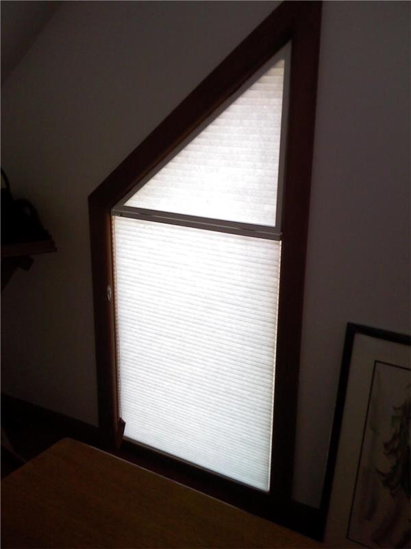 Fixed frame angled honeycomb