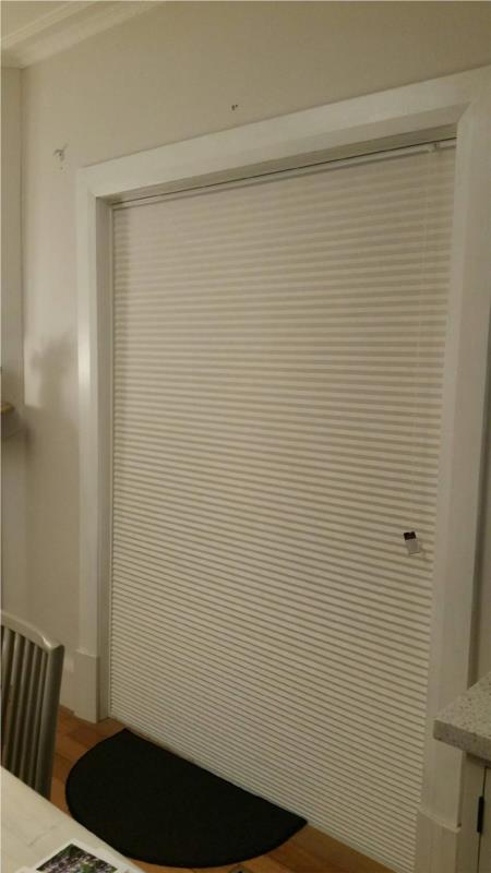 French doors with 20mm single cell View honeycombs