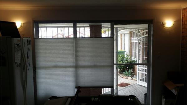 Portrait top down bottom up light filter honeycomb blinds