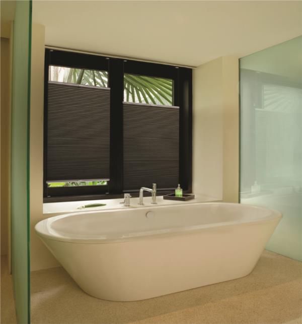 Portrait blockout top down bottom up honeycomb blinds