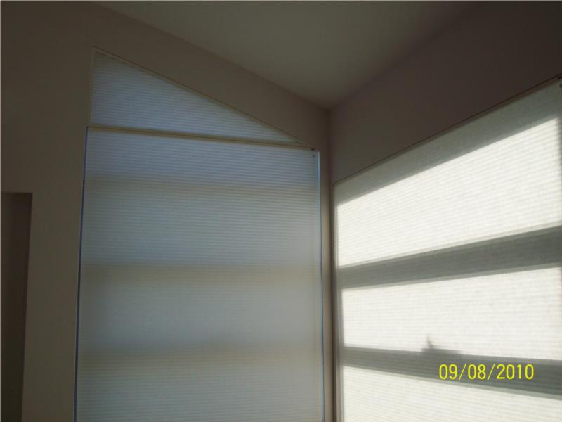 Kingston Tasmnai angled and butting standard light filtering blinds