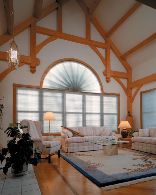 Light filtering arch honeycombs