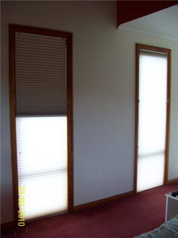 Arena Day Night Honeycomb Cordlock operated blind