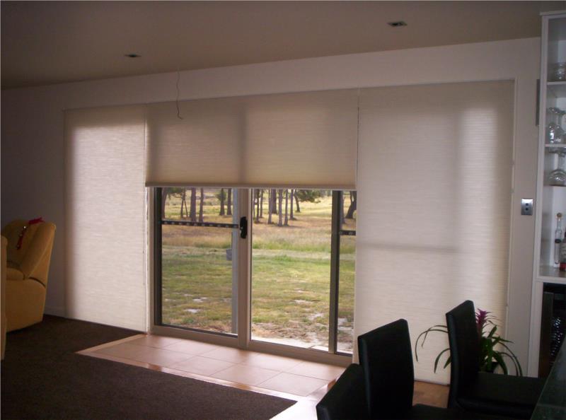 Arena Honeycomb Light Filtering on sliding doors